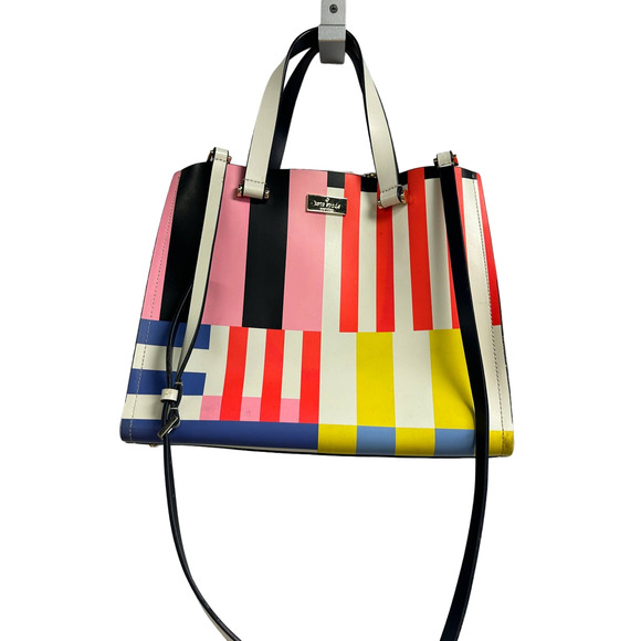 kate spade | Bags | Rare Kate Spade Kyra Printed Flagstripe Arbour Hill ...